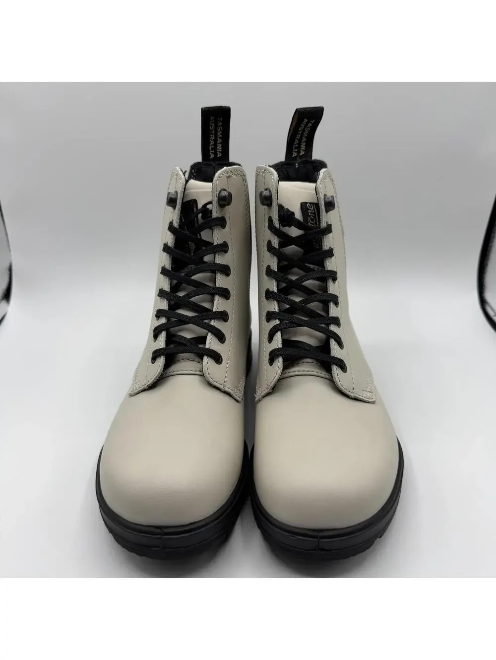 Blundstone 2324 Originals Lace Up Leather Chelsea Boots Oat Women Size 6 - Picture 2 of 11